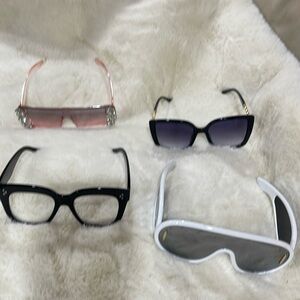 4 pairs of sunglasses